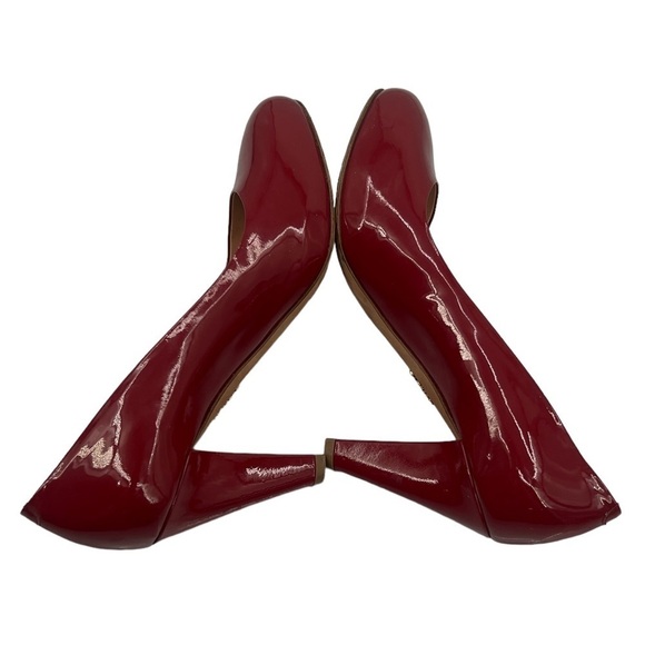 Bally Red Patent Ombrette Leather Pumps Size 35 Women’s - Picture 6 of 11